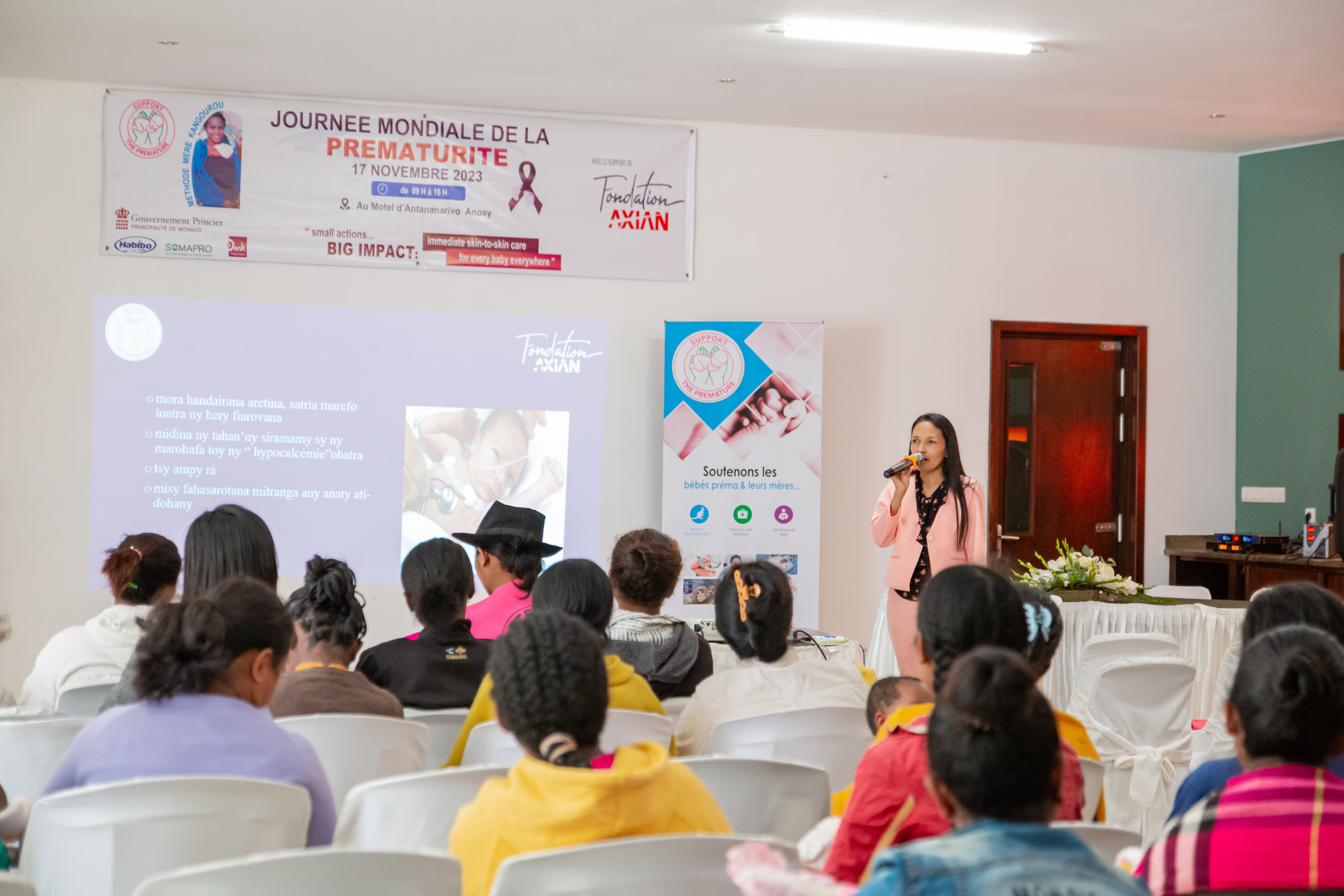 Intervention de la pédiatre 